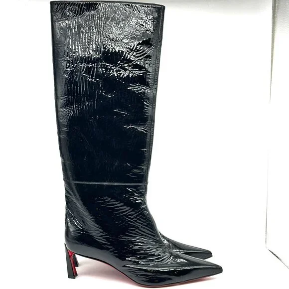 Christian Louboutin CONDOROCOMBO BOTTA 55 Tall Knee High Boots Heels